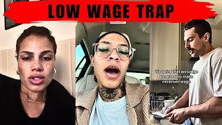 The American Dream Crushed by Low Wages  TikTok Rant on Low Wage  Tiktok rant minimum wagePART3 [upl. by Ahsoyem]