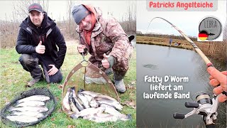 Forellenangeln mit Bodentaster Libra Lure Powerbait Patricks Angelteiche Lachsforellen Gummiköder [upl. by Lantha]