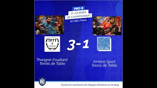 THORIGNE FOUILLARD vs AMIENS SPORT TENNIS DE TABLE 31 PROB le vendredi 5 novembre 2021 [upl. by Bethesde]