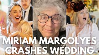 Miriam Margolyes crashed our wedding 🤯🤣 our guests were shook [upl. by Urd122]