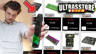 NIEUWE PYRO AANSTEKER EN VUURWERK BESTELLEN BIJ ULTRASSTORE [upl. by Charmine]