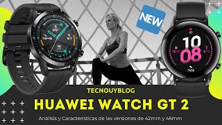 ⌚Huawei Watch GT2 de 42mm y de 46 mm Unboxing Análisis y Características en Español [upl. by Haraj624]