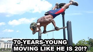 70 Year old STRONG MAN shares Calisthenics workout amp Knowledge to stay forever young ft Loaded Lux [upl. by Urbanna]