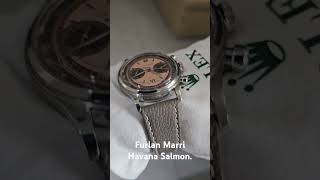 Furlan Marri Havana Salmon chronogtaph mecaquartz movement ref 1031A [upl. by Ludba204]