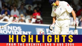 The Start of the Greatest Ashes Series Ever  Classic Match  England v Australia 2005  Lords [upl. by Melena]