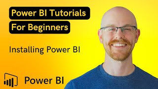 How to Install Power BI  Building First Visualization  Microsoft Power BI for Beginners [upl. by Aracat]