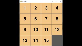 Solving the 15 Puzzle in Python with IDA [upl. by Fronniah998]