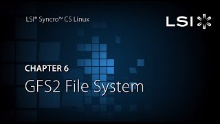 Chapter 6 GFS2 File System [upl. by Harobed]