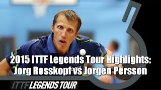 Legends Tour 2015 Highlights Jorg Rosskopf vs Jorgen Persson [upl. by Dobb]