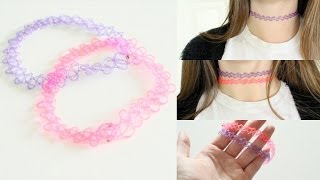 DIY Tattoo Choker [upl. by Eadith]