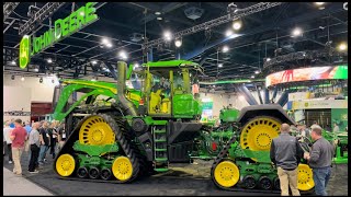 John Deere 9RX 830 at 2024 Commodity Classic  830 HP  No DEF [upl. by Puduns]