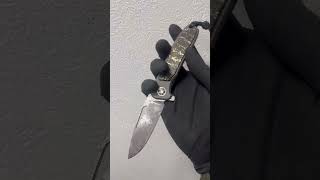 Damasteel iMamba  Snakeskin Carbon Fiber Inlay  African Sporting Creations [upl. by Suhpoelc870]