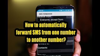 How to automatically forward SMS from one number to another number [upl. by Aubree929]