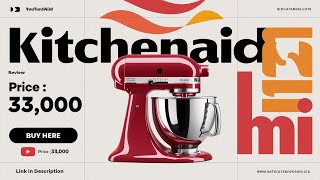 KitchenAid Artisan Mini 33L Stand Mixer Review views youtuber [upl. by Volin]