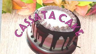 Cassata Cake Recipe Four Flavored Cake Recipe Malayalam [upl. by Onibas]