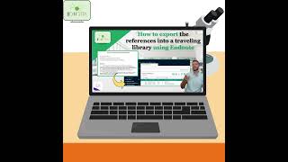 How to export referencescitations into an Endnote traveling library tutorial shorts endnote [upl. by Fruin880]