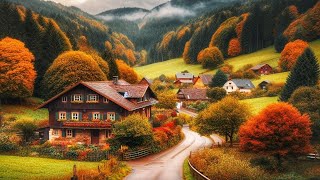 Autumn walking tour in A beautiful German village 4K 60fps  Charming countryside in Germany [upl. by Hammel106]