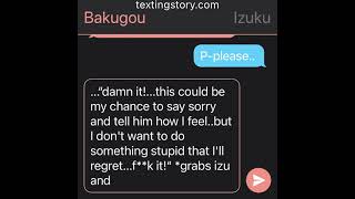 BakudekuomegaverseTextingStoryI’m sorry it’s bad [upl. by Aneerahs]