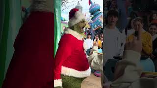 AN ICONIC ENTRANCE FROM THE GRINCH AT UNIVERSAL STUDIOS ORLANDO  GRINCHMAS [upl. by Yecrad737]