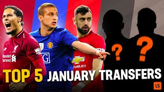 The Premier Leagues top FIVE January signings ✍️👀  LiveScore [upl. by Saoj]