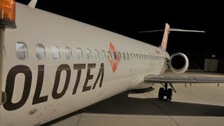 Volotea Flight Report V7 4111 Santorini to Athens Boeing 717 [upl. by Gonsalve]