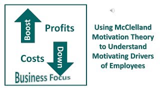 Using McClelland Motivation Theory to Understand Motivating Drivers of Employees [upl. by Jarrell]