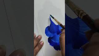 Painting tutorial for beginnersshortsviralshortsyoutubeflowerpainting art flowers painting [upl. by Berga]