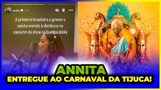 Anitta conta sobre sua participação na disputa de samba enredo da Unidos da Tijuca 2025 [upl. by Corel281]