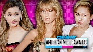 Taylor Swift amp Miley Cyrus Sizzling American Music Awards 2013 Style [upl. by Josias630]