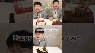 20220316 Song triplets birthday thankyou message  삼둥이 생일 케이크 축하 [upl. by Katy131]