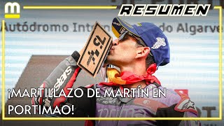 RESUMEN de la CARRERA del GP de PORTUGAL de MOTOGP 2024  ¡Gana Martín toque de Márquez y Bagnaia [upl. by Onivla295]