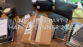 HAPPY PLANNER 2025 UNBOXING HD 1080p [upl. by Anauqat]