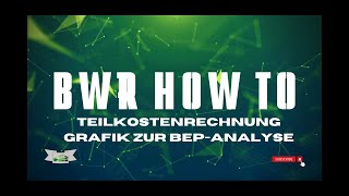 Grafische Break Even Analyse  Gesamtbetrachtung [upl. by Rodl]