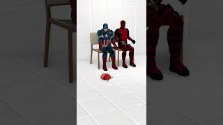 Deadpool vs Captain America  Target Challenge  Marvel Animation [upl. by Hugues120]