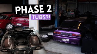 The Silvia gets a hotel  S14 Build Pt2 [upl. by Ahsimot]