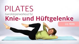 PILATES  Ganzkörperworkout für Knie und Hüftgelenke  20 min [upl. by Tore834]