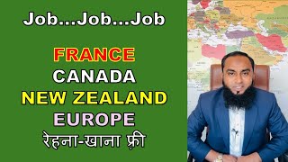 Job in Canada 🇨🇦  Australia 🇦🇺  New zealand 🇳🇿  Europe  Sikandar Lodha [upl. by Etka]