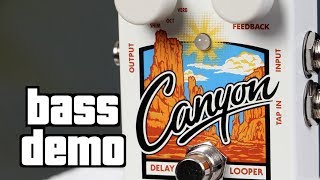 ElectroHarmonix Canyon Bass Demo [upl. by Helman]