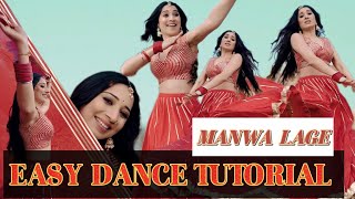 Quick amp easy dance tutorial  Manwa lage  Vrushike Mehta [upl. by Asfah]