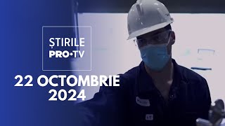 Știrile PRO TV  22 Octombrie 2024 [upl. by Eisele]