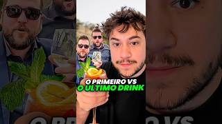 primeiro VS último drink da noite livedobrino humor MundinhoBrino [upl. by Nealey]