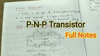 PNP transistor explanation transistorpnpnpntelugu [upl. by Conroy]