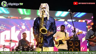 LAGBAJA SURPRISED EVERYBODY WITH HIS EVERGREEN SONGS AT EVERYBODY LOVES JENIFA MOVIE PREMIERE [upl. by Eniamerej778]