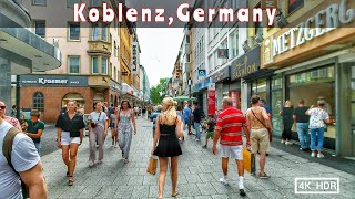 Koblenz Germany Tour in Koblenz to discover the sights 4k 60fps [upl. by Casta536]