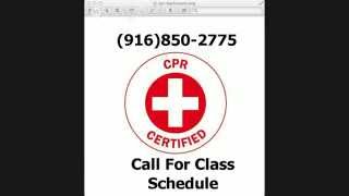 CPR Classes Sacramento  9168502775  CPR Certification [upl. by Nefen]