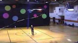 Scott Weider flying indoor Revolution kite [upl. by Ineslta]