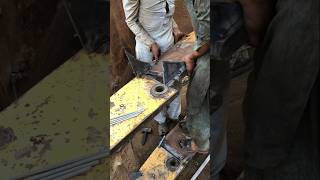 Amazing how to caterpillar 910 loader long boom joint with welding shortsvideo welding viralvideo [upl. by Natasha]