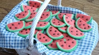 How to Make Watermelon Cookies [upl. by Llabmik]