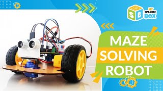 Maze Solving Robot  Sparklebox Robotics Kit  Easy Robotics Projects for kids  Sparkle Box [upl. by Hassi620]