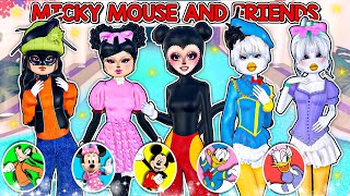 Buying Mickey Mouse Themes in DRESS to IMPRESS in New Movie  Roblox Pretty Dti [upl. by Atalya]